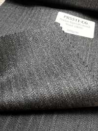 PR5511-CG Standard Made in Japan Premium Super120's extensible uni gris charbon[Textile] HOSOI SYOJI Images supplémentaires