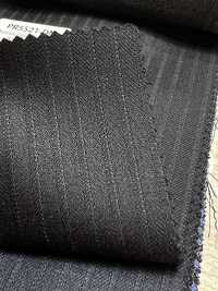 PR5521-DN Standard fabriqué au Japon Premium Super120's uni extensible bleu marine foncé[Textile] HOSOI SYOJI Images supplémentaires