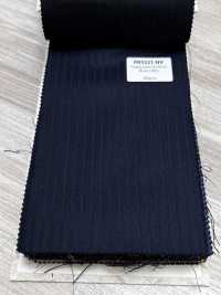 PR5521-NV Classique fabriqué au Japon Premium Super120's stretch uni bleu marine[Textile] HOSOI SYOJI Images supplémentaires