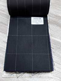 LA5531-BK Tissu à carreaux noir classique en laine stretch et soie lamée, fabriqué au Japon[Textile] HOSOI SYOJI Images supplémentaires