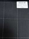 LA5531-BK Tissu à carreaux noir classique en laine stretch et soie lamée, fabriqué au Japon