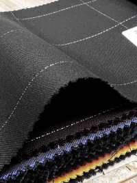 LA5531-GR Carreaux classiques en soie lamée, laine extensible, fabriqués au Japon, vert[Textile] HOSOI SYOJI Images supplémentaires