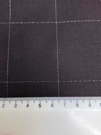 LA5531-DR Carreaux japonais standard en soie lamée et laine stretch, rouge foncé[Textile] HOSOI SYOJI Images supplémentaires