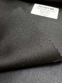 SK3501-BK Standard fabriqué au Japon en soie et laine extensible noir[Textile] HOSOI SYOJI Images supplémentaires