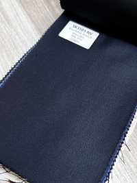 SK3501-NV Standard fabriqué au Japon en soie et laine stretch bleu marine[Textile] HOSOI SYOJI Images supplémentaires