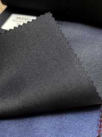 SK3501-NV Standard fabriqué au Japon en soie et laine stretch bleu marine[Textile] HOSOI SYOJI Images supplémentaires