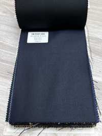 SK3501-NV Standard fabriqué au Japon en soie et laine stretch bleu marine[Textile] HOSOI SYOJI Images supplémentaires