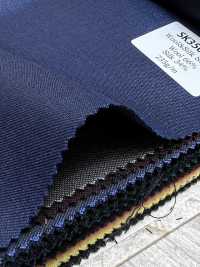 SK3501-BL Standard soie-laine japonaise extensible bleue[Textile] HOSOI SYOJI Images supplémentaires