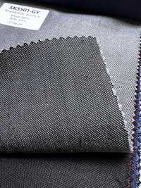 SK3501-GY Modèle standard en soie et laine extensibles, gris, fabriqué au Japon[Textile] HOSOI SYOJI Images supplémentaires