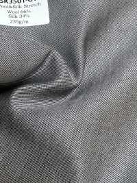 SK3501-GY Modèle standard en soie et laine extensibles, gris, fabriqué au Japon[Textile] HOSOI SYOJI Images supplémentaires