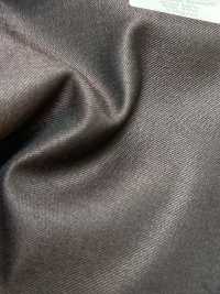 SK3501-BR Tissu extensible standard en soie et laine fabriqué au Japon, marron[Textile] Images supplémentaires