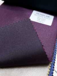 SK3501-DR Stretch soie-laine japonaise standard, rouge foncé[Textile] HOSOI SYOJI Images supplémentaires