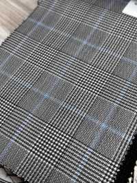 SK3532-GY Classique à carreaux gris en soie, laine et stretch fabriqué au Japon[Textile] Images supplémentaires