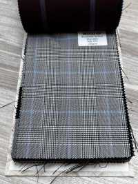 SK3532-GY Classique à carreaux gris en soie, laine et stretch fabriqué au Japon[Textile] Images supplémentaires