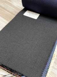 MH2401-BK Tissu peigné en laine et mohair de fabrication japonaise standard (style tonic) noir[Textile] Images supplémentaires