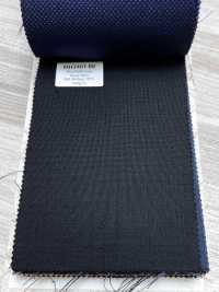 MH2401-BK Tissu peigné en laine et mohair de fabrication japonaise standard (style tonic) noir[Textile] Images supplémentaires