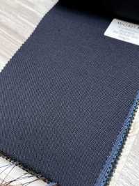MH2401-NV Sergé peigné standard en laine et mohair, fabriqué au Japon (style tonic), bleu marine[Textile] Images supplémentaires