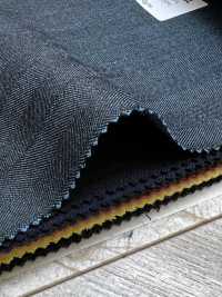 NS3511-BL Laine stretch bleue Super 110 de fabrication japonaise classique[Textile] HOSOI SYOJI Images supplémentaires