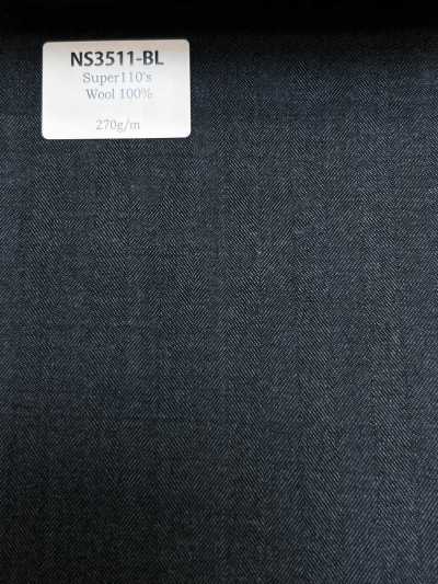 NS3511-BL Laine stretch bleue Super 110 de fabrication japonaise classique
