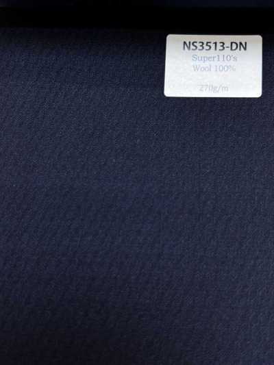 NS3513-DN Laine stretch classique Super110 domestique bleu marine foncé