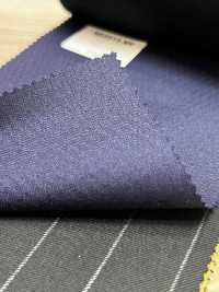 NS3513-NV Standard Fabriqué au Japon Super110’s laine extensible bleu marine[Textile] HOSOI SYOJI Images supplémentaires