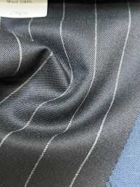 NS3521-NV Laine stretch bleu marine Super 110’s classique, fabriquée au Japon[Textile] HOSOI SYOJI Images supplémentaires