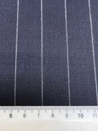 NS3521-NV Laine stretch bleu marine Super 110’s classique, fabriquée au Japon[Textile] HOSOI SYOJI Images supplémentaires