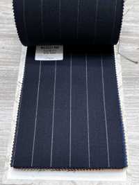 NS3521-NV Laine stretch bleu marine Super 110’s classique, fabriquée au Japon[Textile] HOSOI SYOJI Images supplémentaires