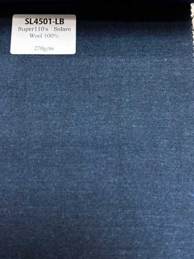 SL4501-LB Standard national Super110’s laine stretch irisée bleu clair