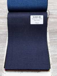 SL4501-BG Standard fabriqué au Japon Super 110's laine stretch irisée bleu gris[Textile] HOSOI SYOJI Images supplémentaires
