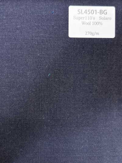 SL4501-BG Standard fabriqué au Japon Super 110's laine stretch irisée bleu gris