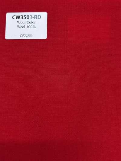 CW3501-RD Collection de couleurs standard en laine japonaise Rouge