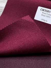 CW3501-DR Collection classique de laine fabriquée au Japon, rouge foncé[Textile] HOSOI SYOJI Images supplémentaires