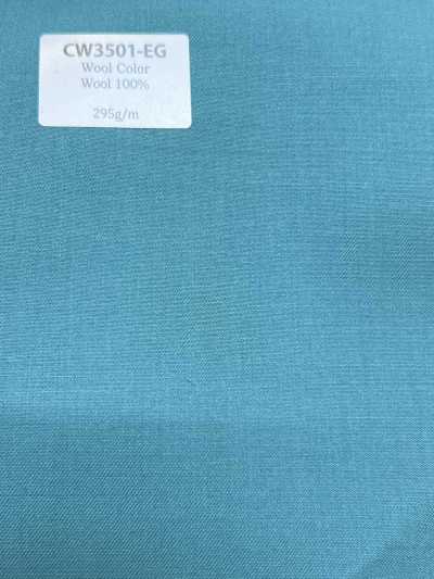 CW3501-EG Collection de couleurs standard en laine fabriquée au Japon, vert émeraude
