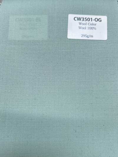 CW3501-OG Collection classique de couleurs de laine japonaise Vert opale