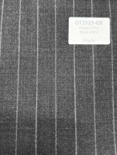 OT3523-GY Standard Fabriqué au Japon Super120's W100 Gris