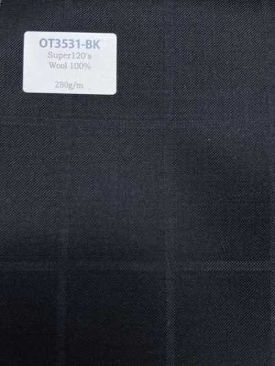 OT3531-BK Standard fabriqué au Japon Super 120's W100 Noir