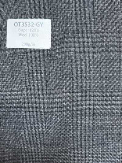 OT3532-GY Core Super 120's W100 gris fabriqué au Japon