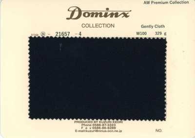 21657-4 Tissu standard doux en laine 100 % DOMINX Collection premium noire