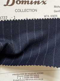 23722-1 Tissu sergé mohair classique doux DOMINX Collection Premium Noir[Textile] Tissu En Laine Kuzuri (DOMINX) Images supplémentaires