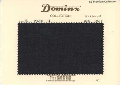23280-4 Collection standard de pantalons, stretch horizontal, 100 % laine DOMINX Collection premium gris anthracite