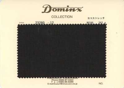 23280-12 Collection de pantalons standard, stretch horizontal, 100 % laine, collection Premium DOMINX, gris charbon