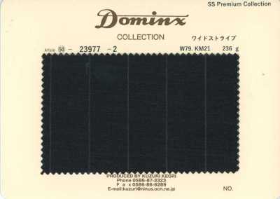 23977-2 Mohair de chevreau standard DOMINX Collection Premium à larges rayures anthracite