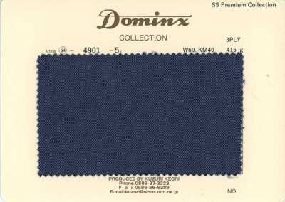 4901-5 Mohair de chevreau 3 brins Classique DOMINX (Dominkusu) Collection Premium Bleu