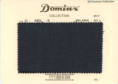 4901-9 Mohair de chevreau standard à 3 fils DOMINX Collection Premium charbon