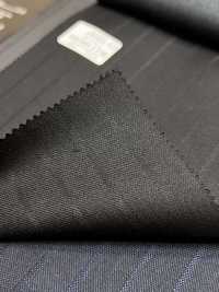 69580-17 26AW HERDREX [Soie Et Laine] Soie Et Laine à Rayures Ombre Noires[Textile] Kunishima Co., Ltd. Images supplémentaires