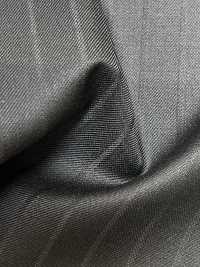 69580-17 26AW HERDREX [Soie Et Laine] Soie Et Laine à Rayures Ombre Noires[Textile] Kunishima Co., Ltd. Images supplémentaires