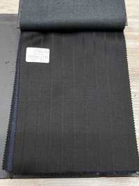 69580-17 26AW HERDREX [Soie Et Laine] Soie Et Laine à Rayures Ombre Noires[Textile] Kunishima Co., Ltd. Images supplémentaires