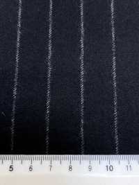 69582-13 26AW HERDREX [Flanelle Tasmanienne] Soie Et Laine à Rayures Noires[Textile] Kunishima Co., Ltd. Sous-photo