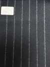 69582-34 26AW HERDREX [Tasmanian Flannel] Soie Et Laine à Rayures Bleu Marine